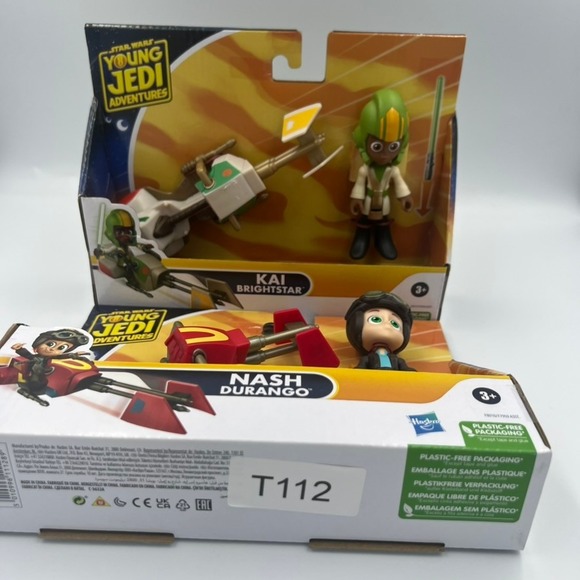 Star Wars Young Jedi Adventures Nash Durango &‎ Kai Brightstar Figure 2-Pack - Picture 10 of 10